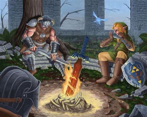 Best Zelda Dark Souls Crossover Image I Can Find Dark