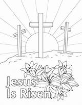 Resurrection Coloring Pages Jesus Easter Printable Christian Preschoolers Religious Sunday Color Alive Preschool Getcolorings Getdrawings Lovely Colorings sketch template