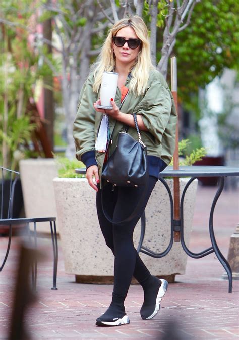 hilary duff out for coffee in los angeles 09 07 2020