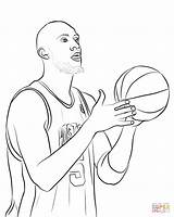 Curry Coloring Pages Stephen Shoes Getdrawings sketch template