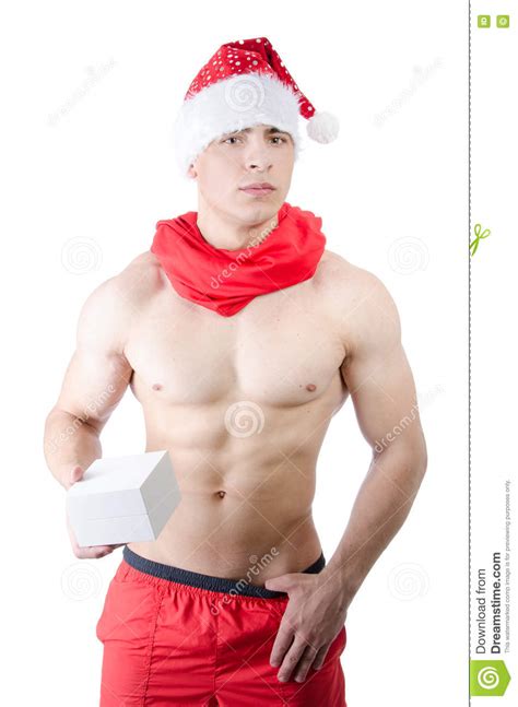 New Year Guy And A T Stock Image Image Of Claus 74759935