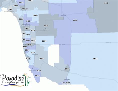 Southwest Florida Zip Code Map – Interactive Map