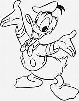 Donald Duck Coloring Pages Cartoon Baby Mouse Printable Kids Mickey Clipart Print Drawing Funny Sheet Line Sheets Disney Color Getdrawings sketch template
