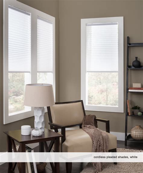 cordless pleated sailcloth shade window blind outlet