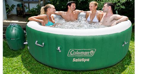 Coleman Saluspa 4 6 Person Inflatable Massage Hot Tub Spa