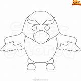 Supercolored Griffin Adopt sketch template