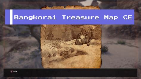 bangkorai treasure map ce eso elder scrolls  youtube