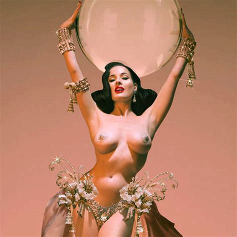 Burlesque Goddess Dita Von Teese — Topless And Sexy Pics U