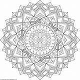 Tribal Coloring Pages Mandala Adults Adult Printable Color Visit Getcolorings sketch template