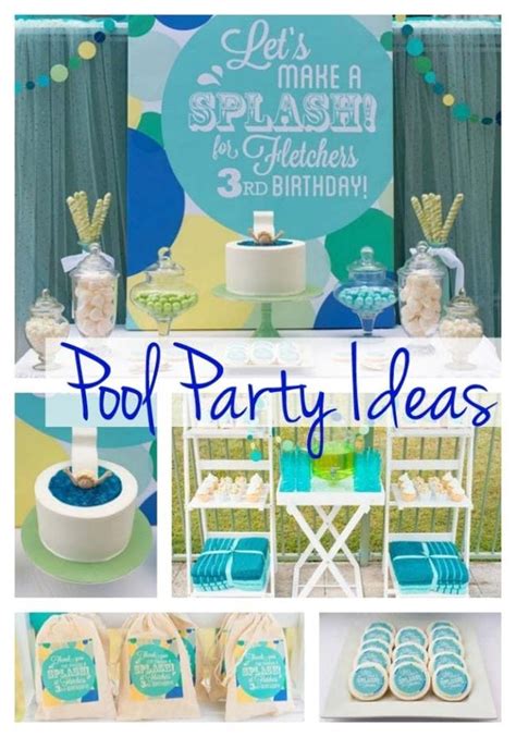 Pool Birthday Party {summer Ideas} Spaceships And Laser