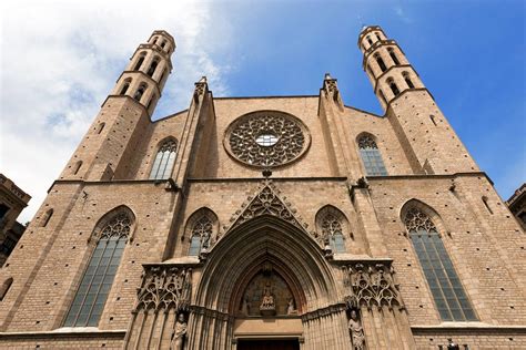 basilica  santa maria del mar barcelona spain gibspain