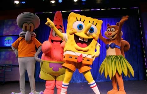 spongebob is getting his own musical hollywood times square