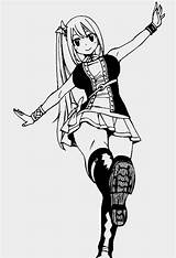 Lucy Heartfilia Coloriage Blanc Dessin Bonitos Nalu Personnage sketch template