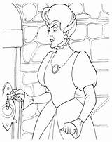 Stepmother Wicked Tremaine Villains Ausmalen Colouring Coloringareas sketch template