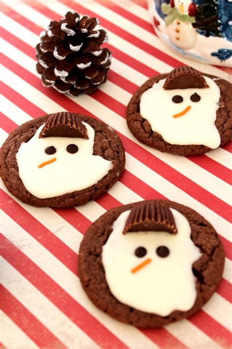 melted snowman cookies recipe fun happy home