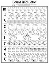 Count Color Preschool Summer Worksheets Worksheet Itsybitsyfun Find sketch template