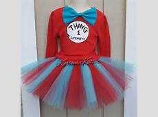 Thing 1 and thing 2 tutu sets, Birthday outfit for twins, Matching
