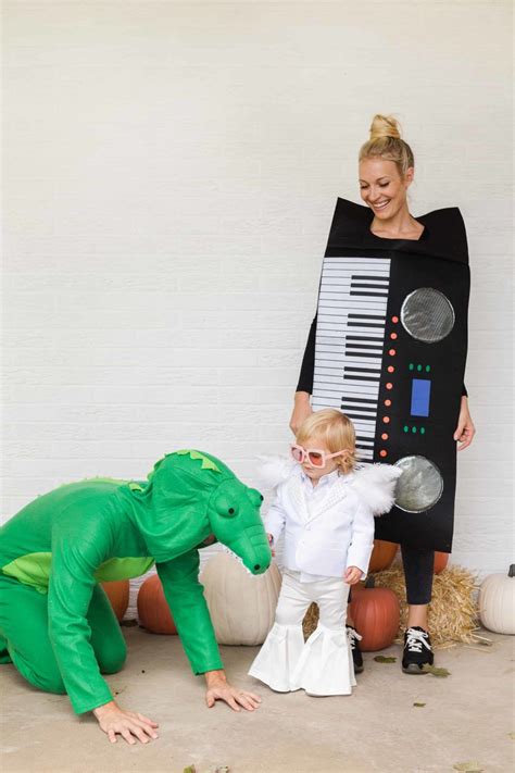 deguisement diy idee costume diy deguisement famille enfant parent crocodile costume piano ange