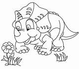 Dinosaurier Skateboard Blume Triceratops Gefunden Lichtung Dinosaur sketch template