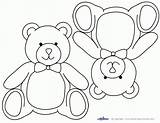 Bear Teddy Baby Printable Template Drawing Templates Printables Invitations Shower Coloring Blank Stencil Clipart Cartoon Pages Coolest Bears Party Cut sketch template