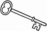 Key Old Clipart Fashioned Etc Tiff sketch template