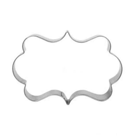 square frame plaque cookie cutter stainless steel fondant cake mold