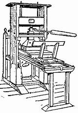 Printing Clipart Press Drawing Projects Old Pittsburgh 1786 1856 Early Exhibit Gif Downtown Hand Presentations Websites Reports Powerpoint Use These sketch template