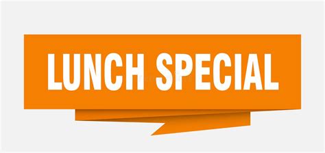 lunch special stock vector illustration  special