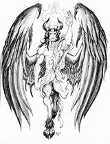 Grigori Drawing Deviantart Satan Angel Demon Angels Tattoos Demons Drawings 3d Nephilim Choose Board sketch template