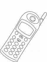 Telefono Handy Medios Celulares Movil Telefonos Malvorlage Cel 1122 Comunicación Ausmalbilder Pintarcolorear Alat Komunikasi Lembar Comunicacion sketch template