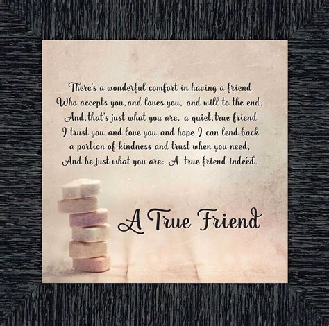 true friend poem  friendship picture frame