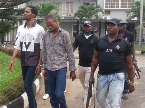 Photos Of Seun Egbegbe In Handcuffs In Court Today