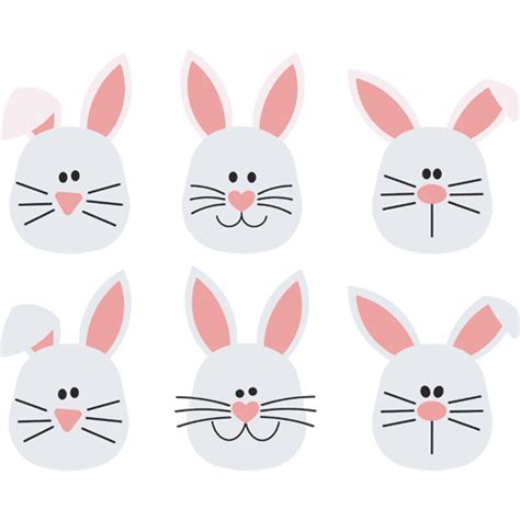easter bunny face template printable nannys nonsense easter peeps