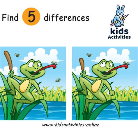 spot  differences   pictures printable kids activities