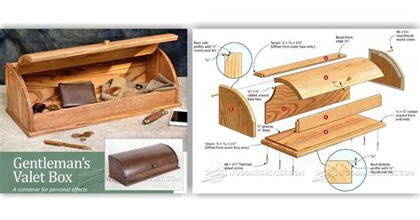 valet box plans woodworking plans  projects