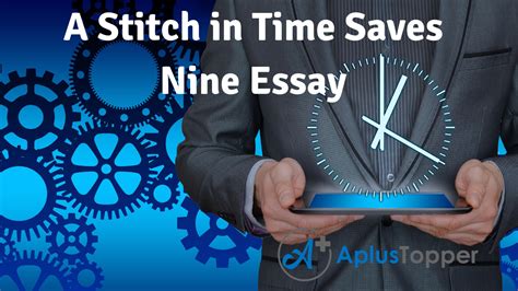 stitch  time saves  essay  students  children  english