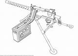 Drawing Gun Machine Fed Drawings Belt Water Getdrawings Line sketch template