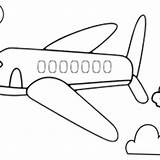 Mitraland Airplane sketch template
