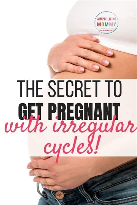 How To Get Pregnant With Irregular Periods Simple Living
