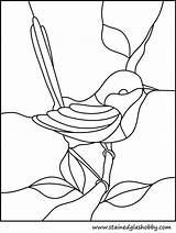 Stained Glass Patterns Birds Bird Templates Pattern Stencils Drowings Paintings Crafts Stainedglasshobby Hobby Twig Twit sketch template