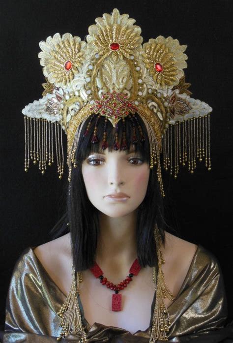 Image Result For Chinese Inspired Headdress Showgirl Beaded Headpiece