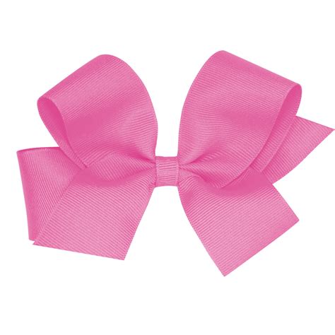 medium hot pink grosgrain bow abc kids salon supply