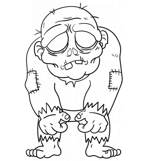 top  zombie coloring pages   kids