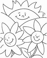 Coloring Summer Pages Jumbo Kids Happy Flowers Print Color Simple Holiday Printable Flower Time Children Painting Jet Great Getcolorings Site sketch template
