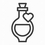 Potion Elixir Bottle Magic Heart Icon Iconfinder Editor Open sketch template