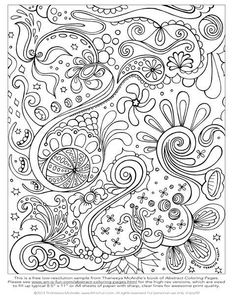 printable abstract coloring pages  adults  abstract