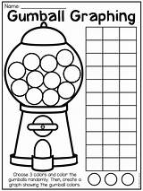 Grade Math Graphing Kindergarten Pal Gumballs 27k sketch template