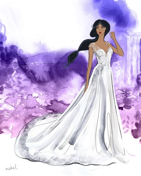disney s jasmine wedding dress design — exclusively at kleinfeld see