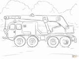 Crane Coloring Truck Pages Printable Big Construction Drawing Semi Wheeler Trucks Trailer Colouring Color Getdrawings Sheet Vehicle Fresh sketch template