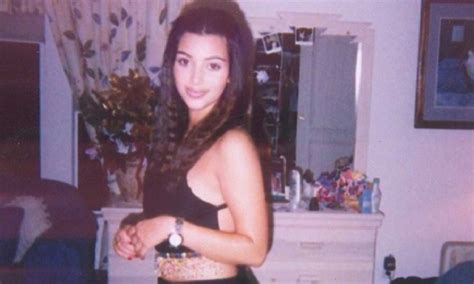 Kim Kardashian As A Teenager Kim Kardashian Posts Stunning Throwback